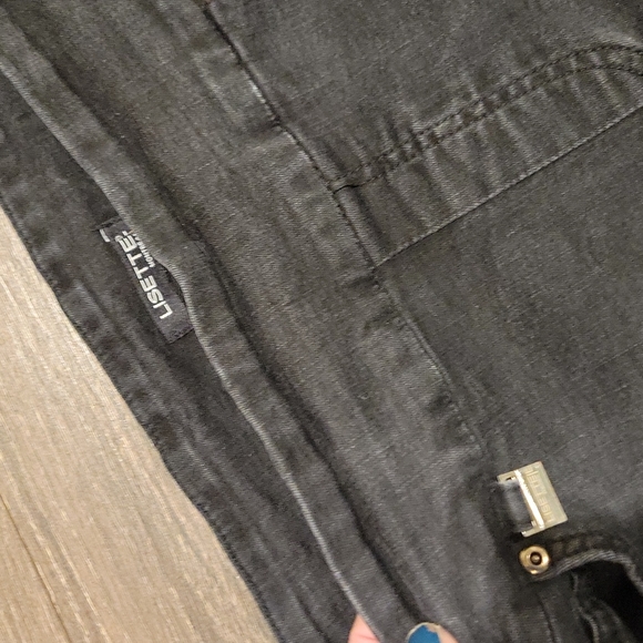 ❤️ LISETTE L MONTREAL PULL ON RHINESTONE HEM SKINNY JEANS, 10 (30) - Picture 5 of 7